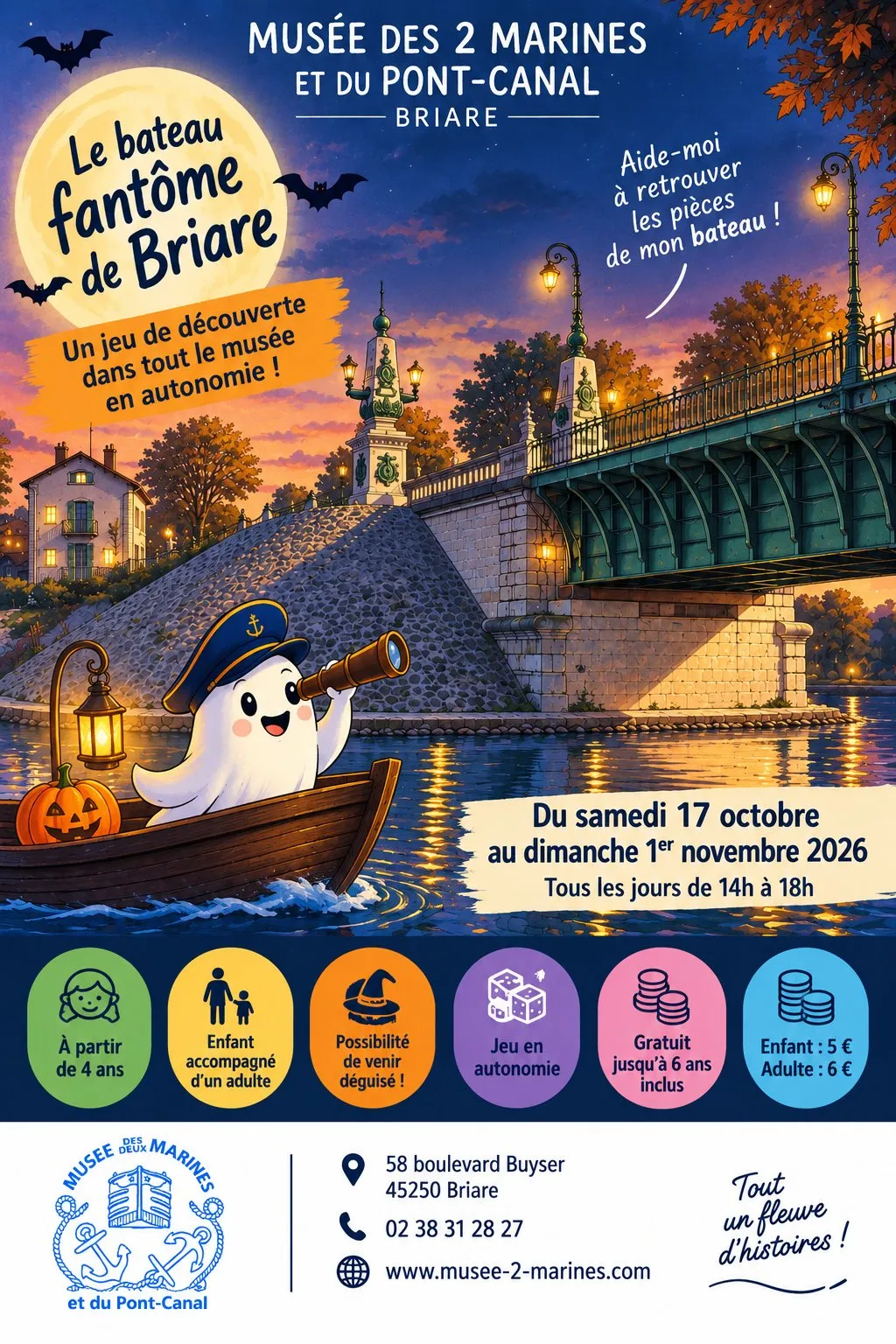 Vacances de la Toussaint: idée de sortie en famille à Briare